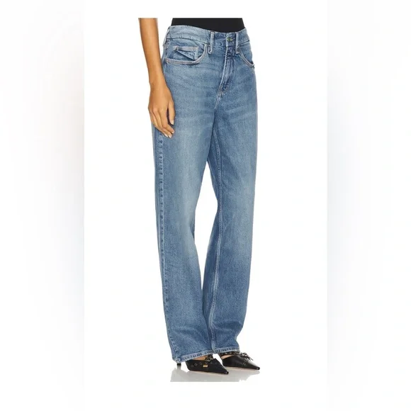 Good American (on Revolve) straight 90s leg jeans - Picture 5 of 10